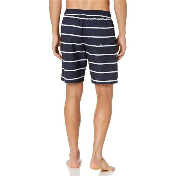 Mens Quick Dry Swim Trunks 9 Inch Lined Board Shorts with Pockets Drawstring - Picture 3 of 7